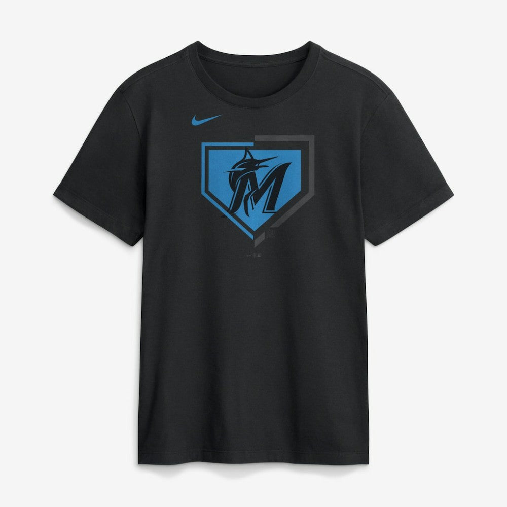 Miami Marlins Nike Icon T-Shirt - Black - Nike Sale