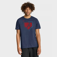 Atlanta Braves Nike Icon T-Shirt - Navy - Nike Online