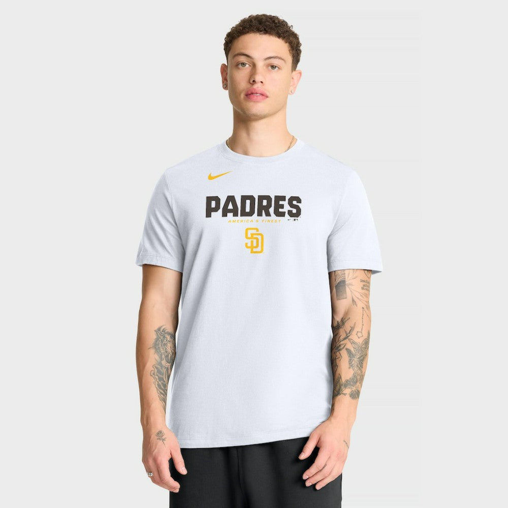 San Diego Padres Nike Bold Team Name T-Shirt - White - Nike Online