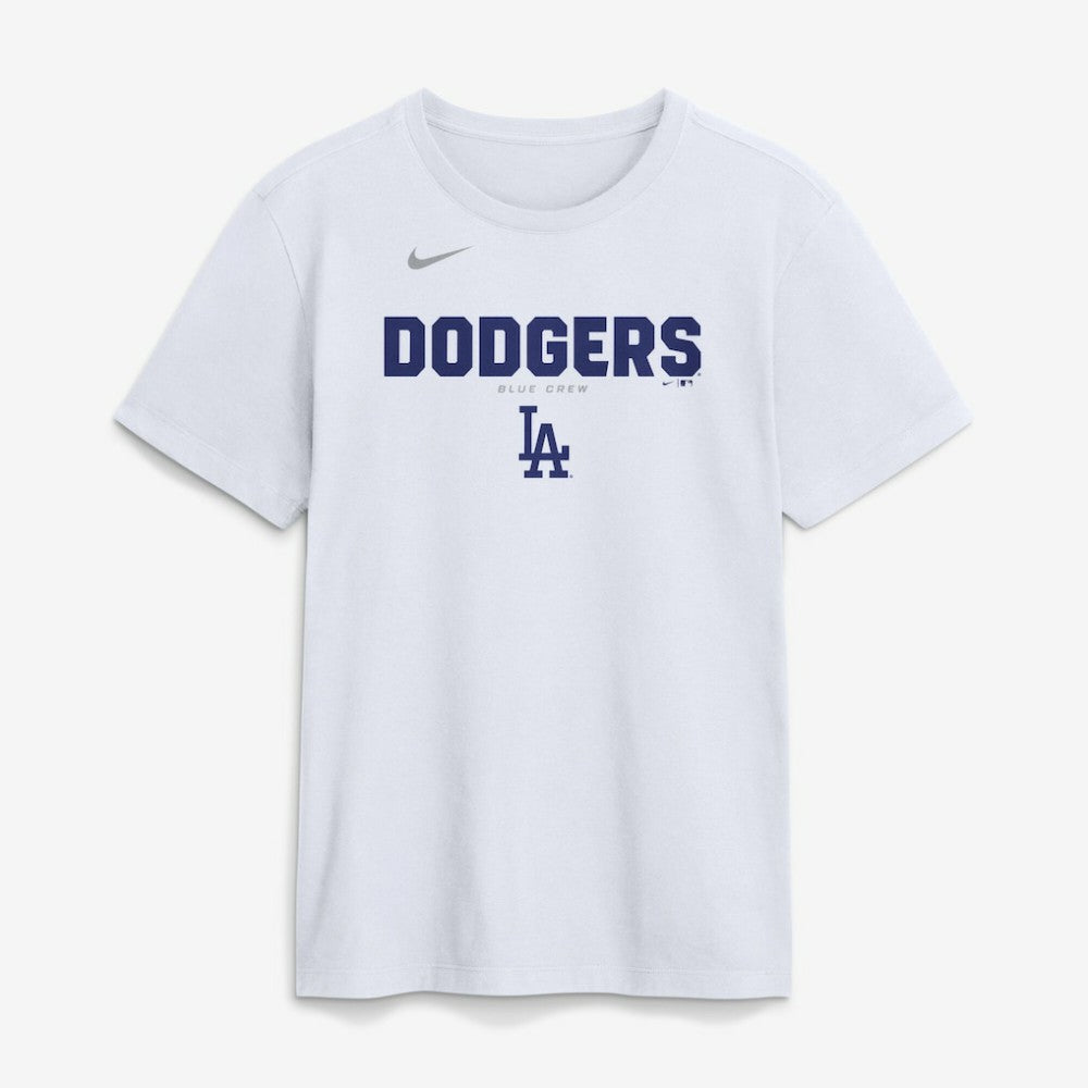 Los Angeles Dodgers Nike Bold Team Name T-Shirt - White - Nike Sale