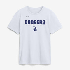 Los Angeles Dodgers Nike Bold Team Name T-Shirt - White - Nike Sale