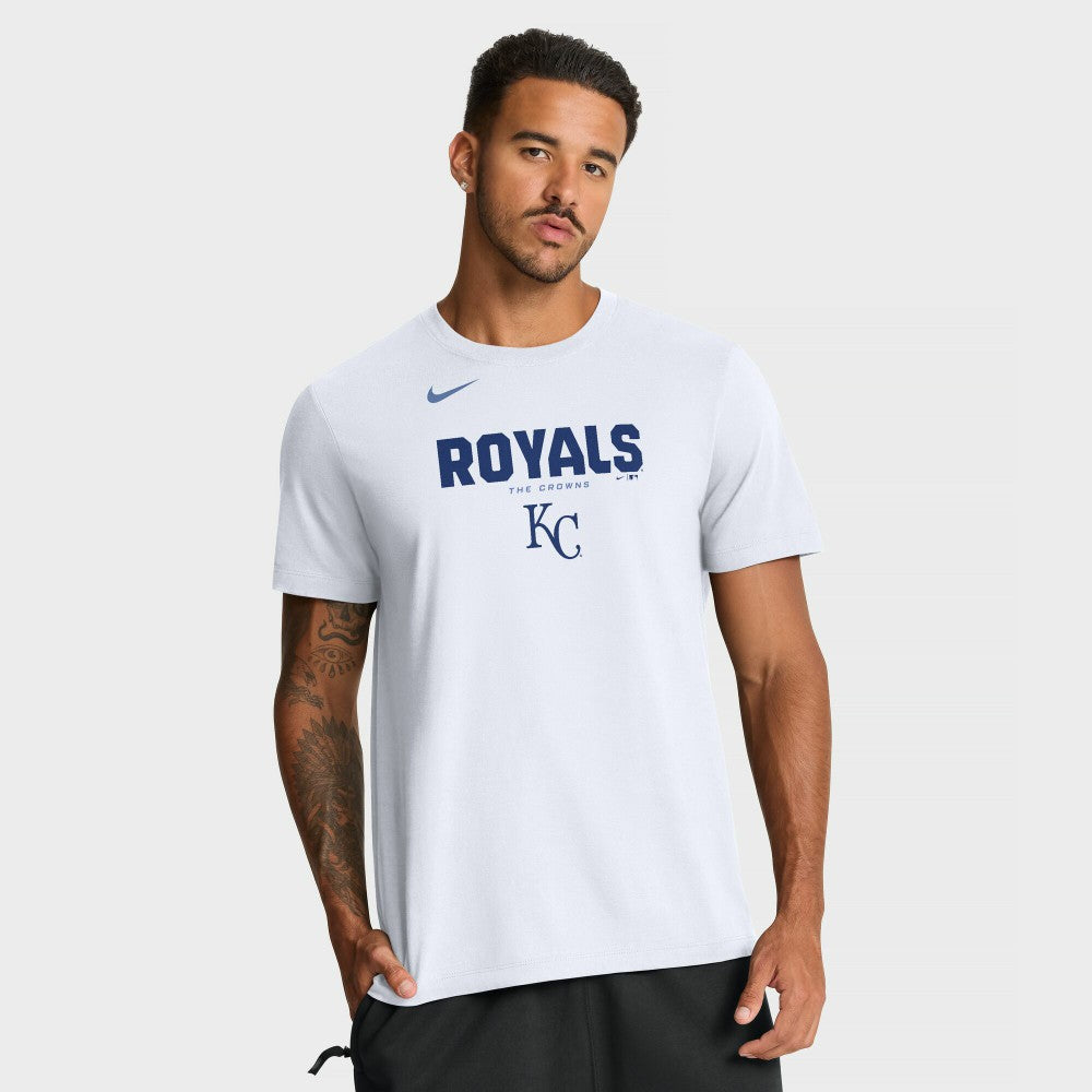 Kansas City Royals Nike Bold Team Name T-Shirt - White - Nike Online
