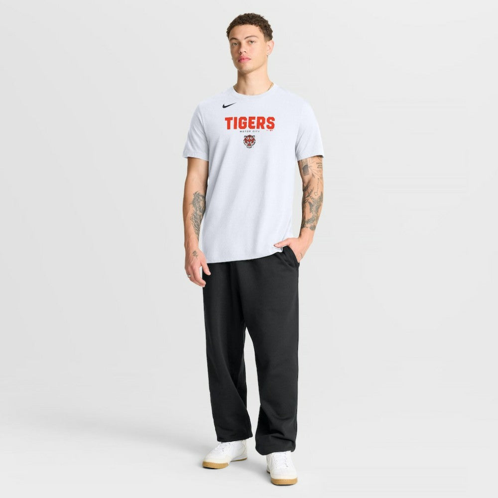 Detroit Tigers Nike Bold Team Name T-Shirt - White - Nike Sale