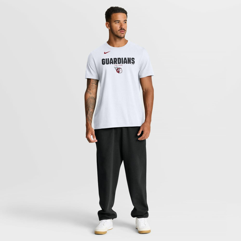 Cleveland Guardians Nike Bold Team Name T-Shirt - White - Nike Online