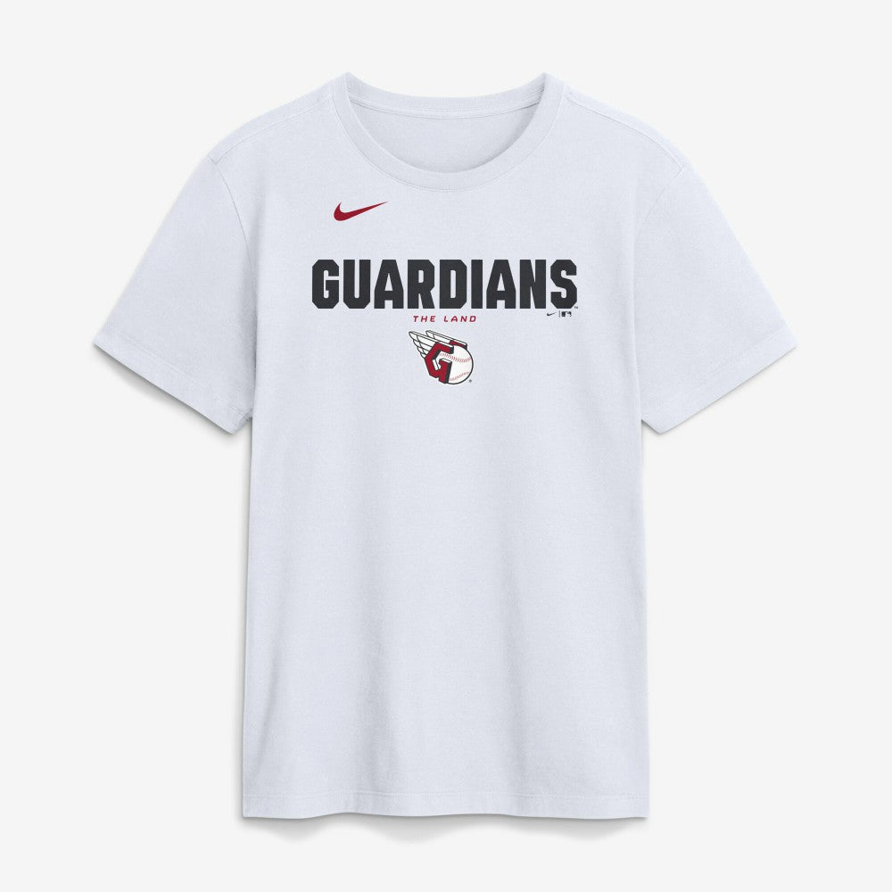 Cleveland Guardians Nike Bold Team Name T-Shirt - White - Nike Online
