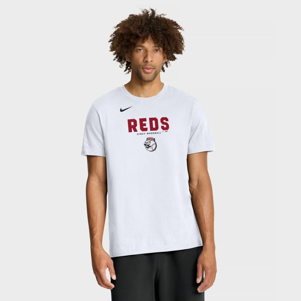 Cincinnati Reds Nike Bold Team Name T-Shirt - White - Nike Sale