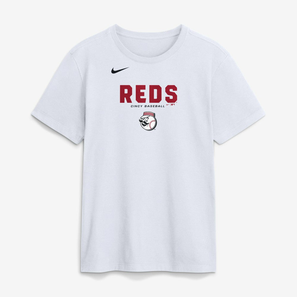 Cincinnati Reds Nike Bold Team Name T-Shirt - White - Nike Sale