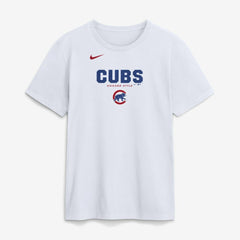 Chicago Cubs Nike Bold Team Name T-Shirt - White - Nike Online
