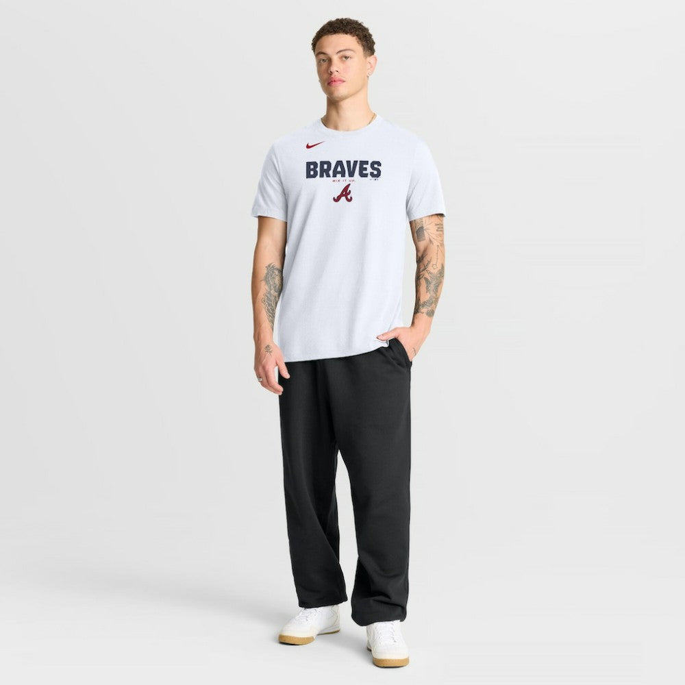 Atlanta Braves Nike Bold Team Name T-Shirt - White - Nike Sale