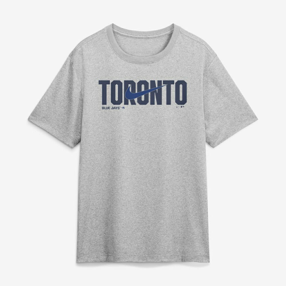 Toronto Blue Jays Nike Swoosh Legend Dri-FIT T-Shirt - Heather Gray - Nike Discount