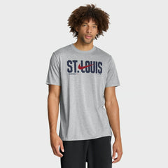 St. Louis Cardinals Nike Swoosh Legend Dri-FIT T-Shirt - Heather Gray - Nike Sale