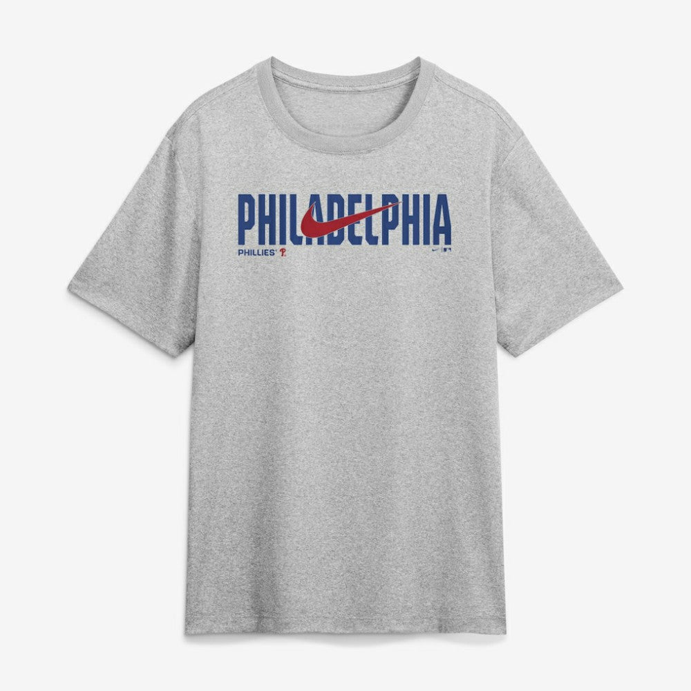 Philadelphia Phillies Nike Swoosh Legend Dri-FIT T-Shirt - Heather Gray - Nike Discount
