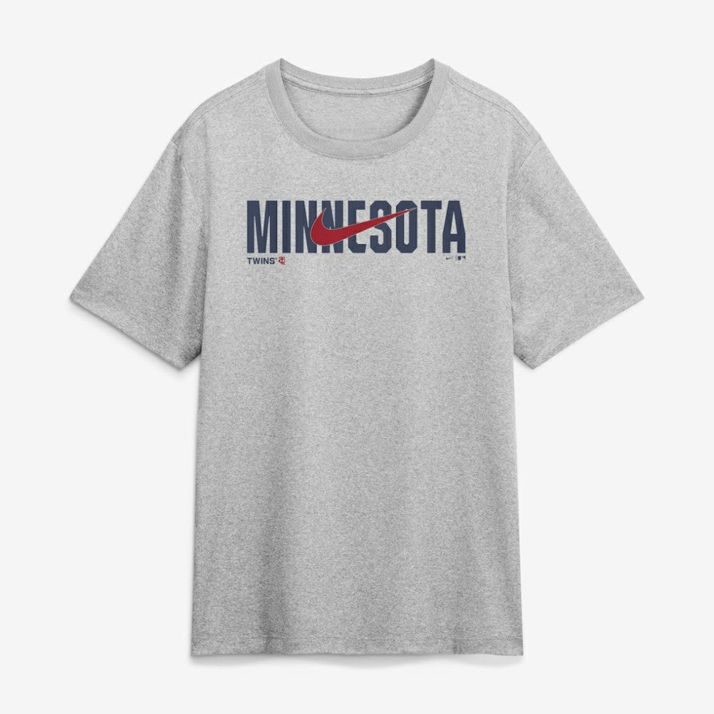 Minnesota Twins Nike Swoosh Legend Dri-FIT T-Shirt - Heather Gray - Nike Sale