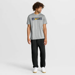 Milwaukee Brewers Nike Swoosh Legend Dri-FIT T-Shirt - Heather Gray - Nike Sale