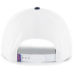 Chicago Cubs '47 Flag Script Hitch Snapback Hat - White - 47 brand Lifestyle