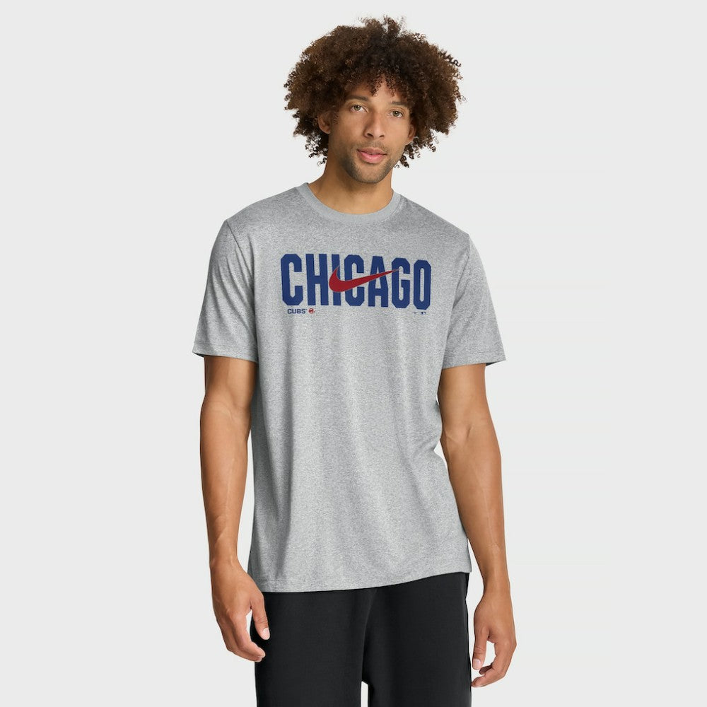 Chicago Cubs Nike Swoosh Legend Dri-FIT T-Shirt - Heather Gray - Nike on Sale