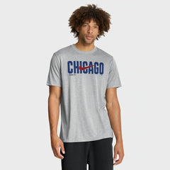 Chicago Cubs Nike Swoosh Legend Dri-FIT T-Shirt - Heather Gray - Nike on Sale