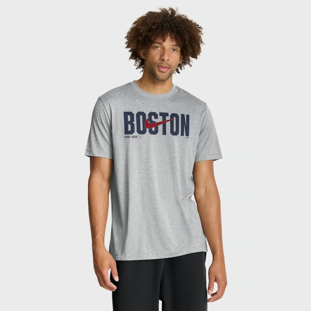 Boston Red Sox Nike Swoosh Legend Dri-FIT T-Shirt - Heather Gray - Nike Lifestyle