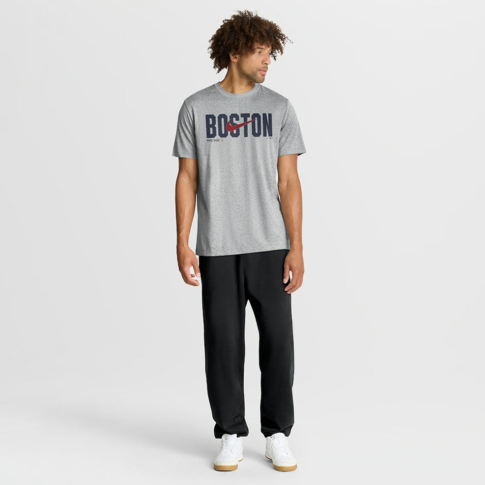 Boston Red Sox Nike Swoosh Legend Dri-FIT T-Shirt - Heather Gray - Nike Lifestyle