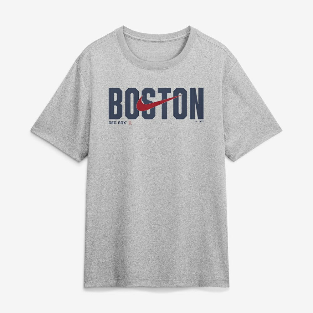 Boston Red Sox Nike Swoosh Legend Dri-FIT T-Shirt - Heather Gray - Nike Lifestyle
