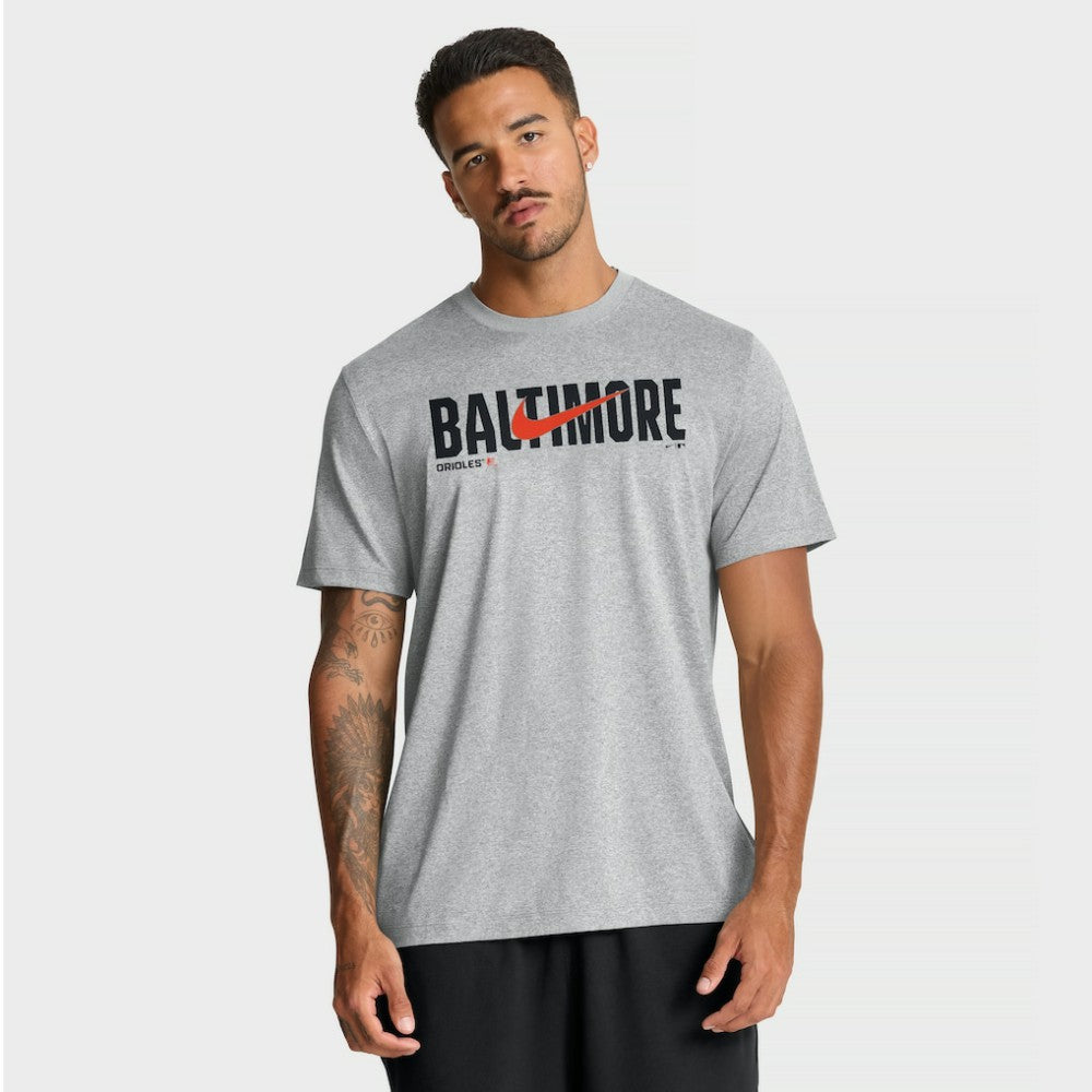 Baltimore Orioles Nike Swoosh Legend Dri-FIT T-Shirt - Heather Gray - Nike Sale