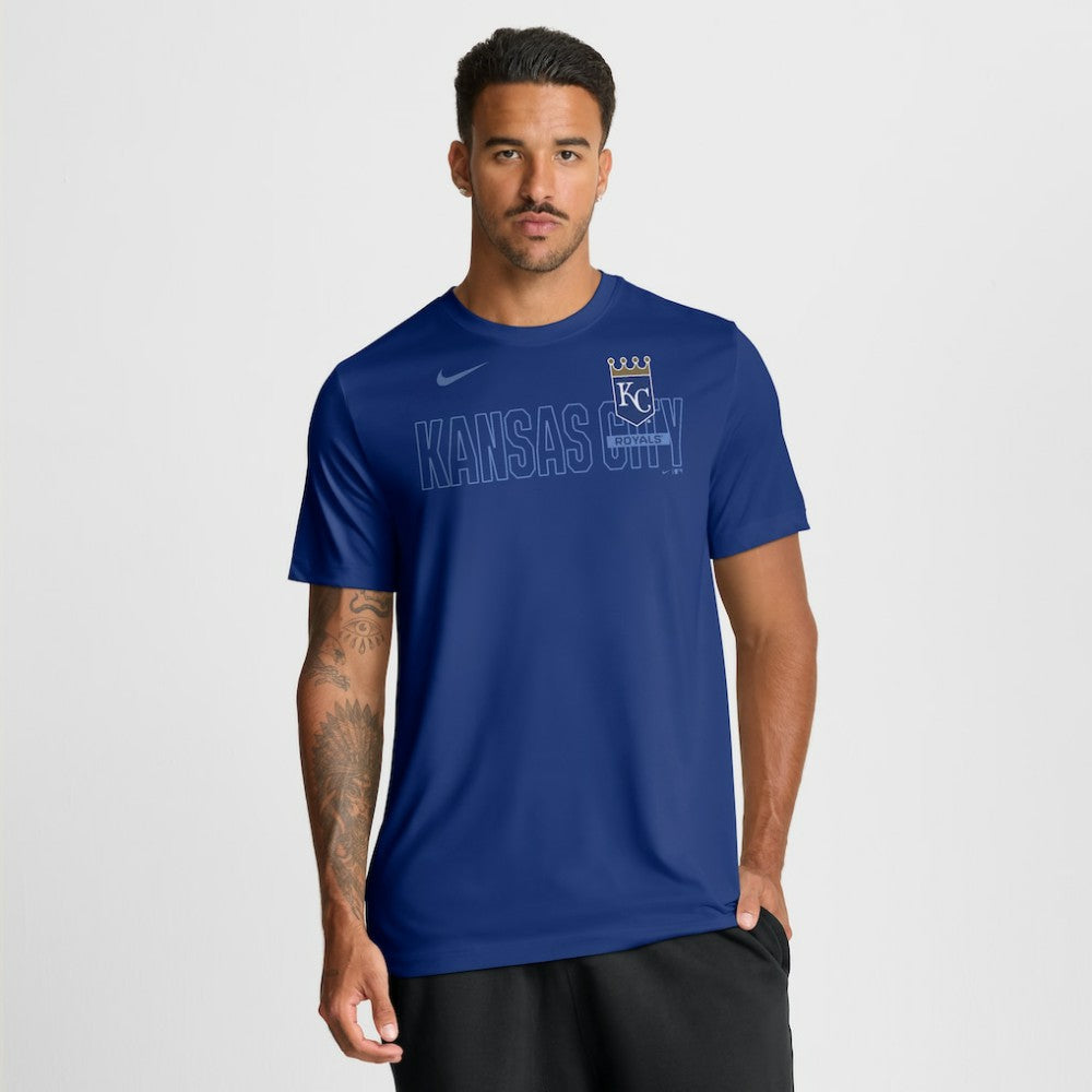 Kansas City Royals Nike Knockout Team Legend Dri-FIT T-Shirt - Royal - Nike Discount