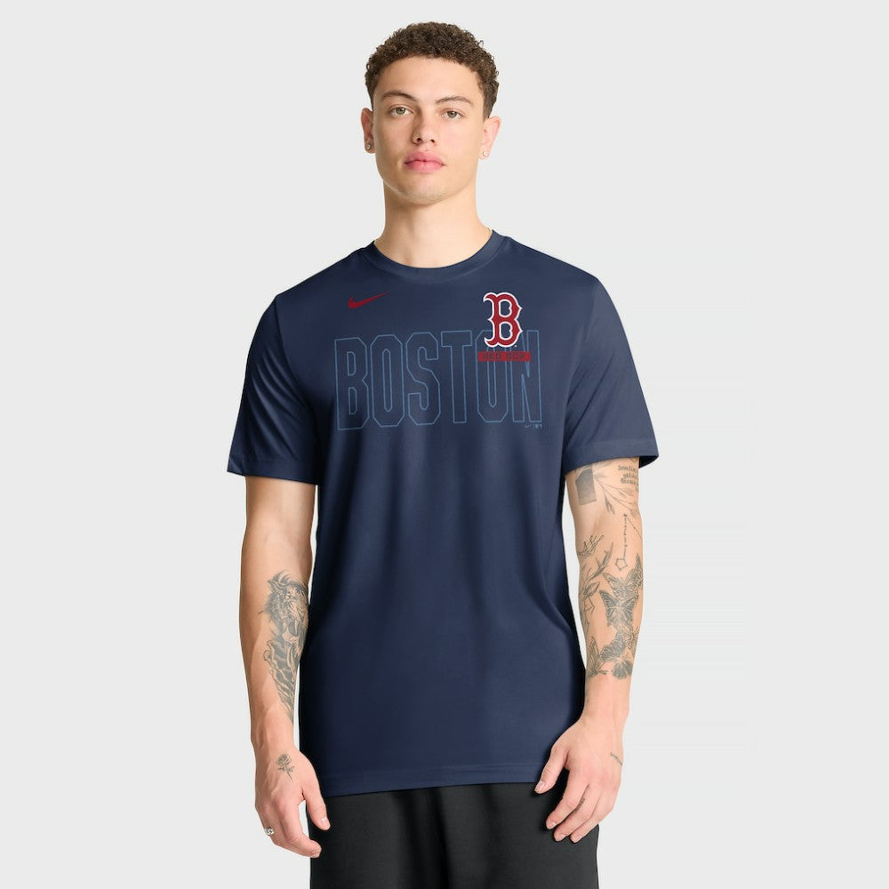Boston Red Sox Nike Knockout Team Legend Dri-FIT T-Shirt - Navy - Nike Sale