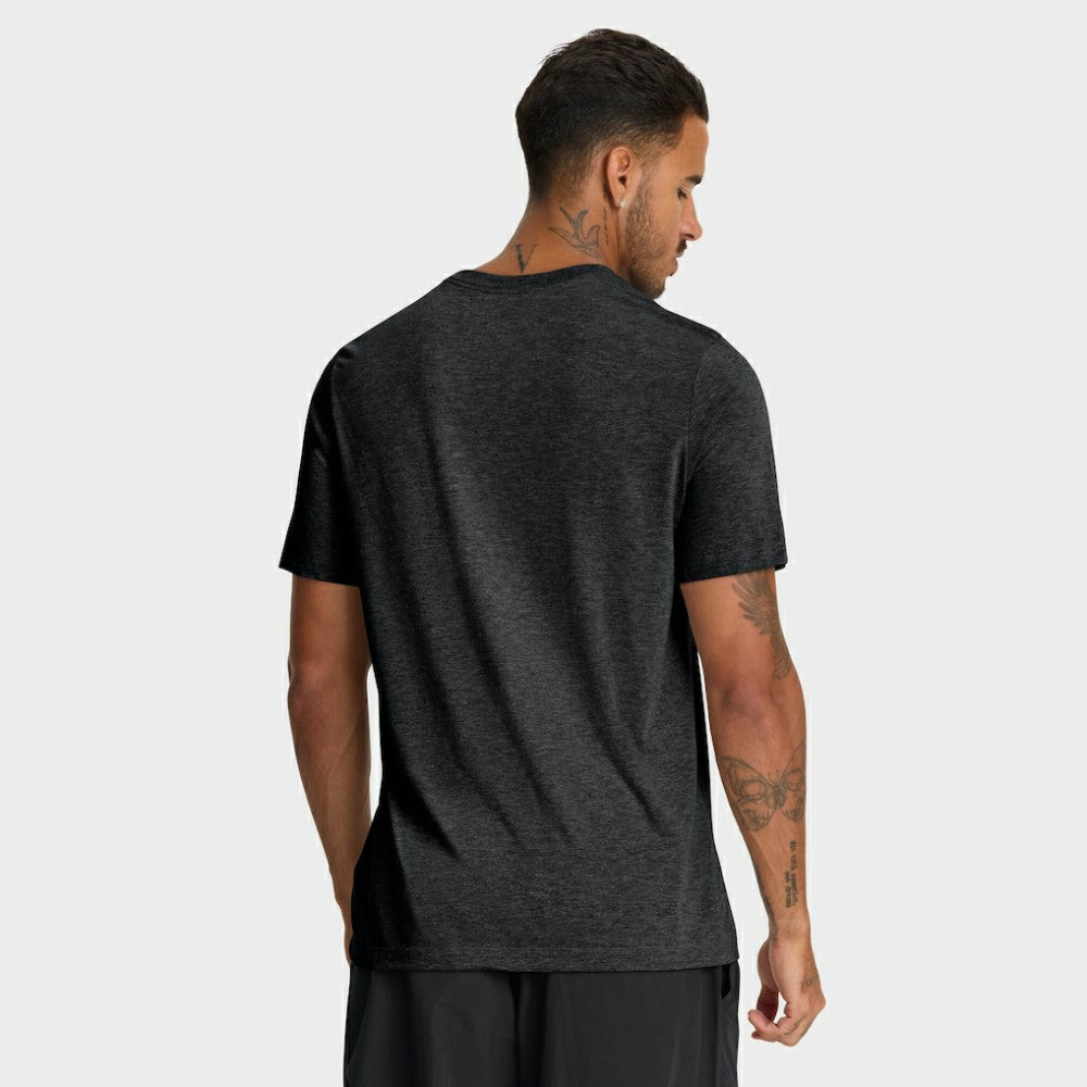 Baltimore Orioles Nike Stacked Tri-Blend T-Shirt - Heather Black - Nike Lifestyle