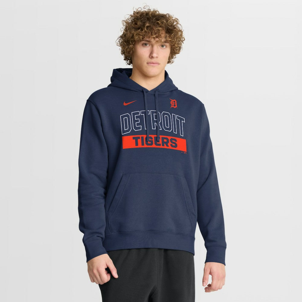 Detroit Tigers Nike Primetime Club Hoodie - Navy - Nike Lifestyle