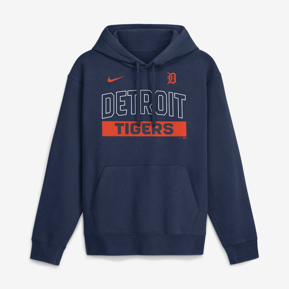 Detroit Tigers Nike Primetime Club Hoodie - Navy - Nike Lifestyle