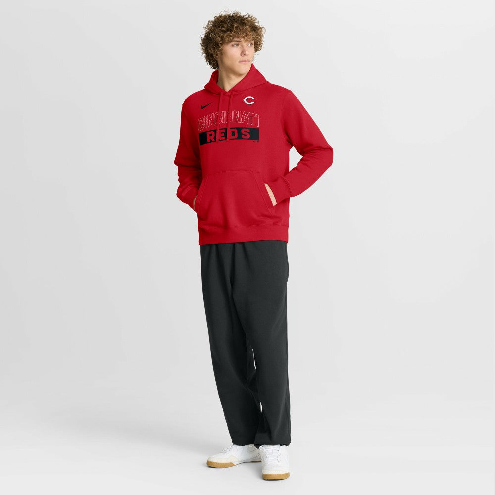 Cincinnati Reds Nike Primetime Club Hoodie - Red - Nike on Sale