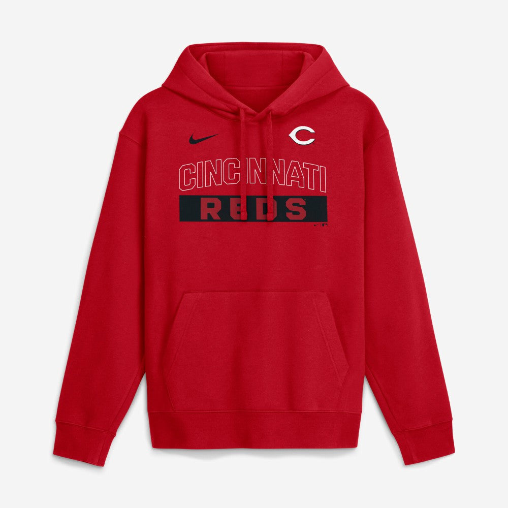Cincinnati Reds Nike Primetime Club Hoodie - Red - Nike on Sale