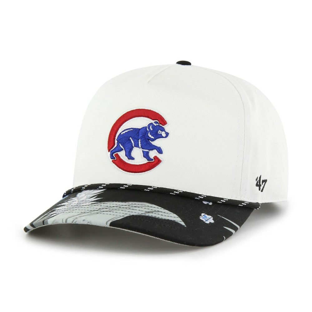Chicago Cubs '47 Dark Tropic Hitch Snapback Hat - White - 47 brand Sale