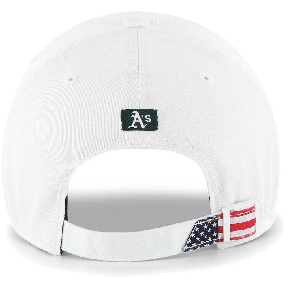 Athletics '47 Homeland Clean Up Adjustable Hat - White - 47 brand Lifestyle