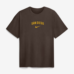 San Diego Padres Nike City Name Max 90 T-Shirt - Brown - Nike Online