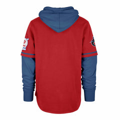 Miami Marlins '47 City Connect Trifecta Shortstop Pullover Hoodie - Red - 47 brand Sale