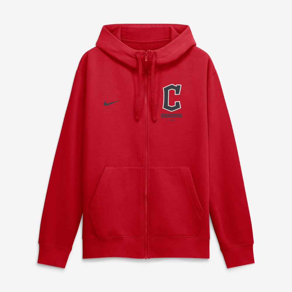 Cleveland Guardians Nike Primetime Lockup Full-Zip Hoodie - Red - Nike Sale