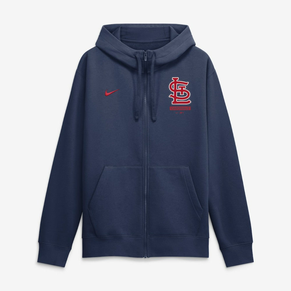 St. Louis Cardinals Nike Primetime Lockup Full-Zip Hoodie - Navy - Nike Discount