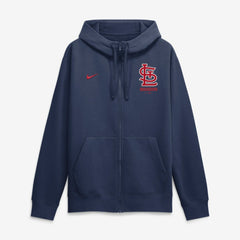 St. Louis Cardinals Nike Primetime Lockup Full-Zip Hoodie - Navy - Nike Discount
