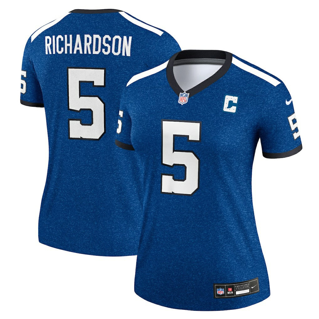 Nike Anthony Richardson Indianapolis Colts Women's Alternate Legend Player Performance Top Royal