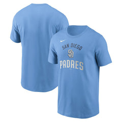 San Diego Padres Nike Early Innings Stack T-Shirt - Light Blue - Nike Discount