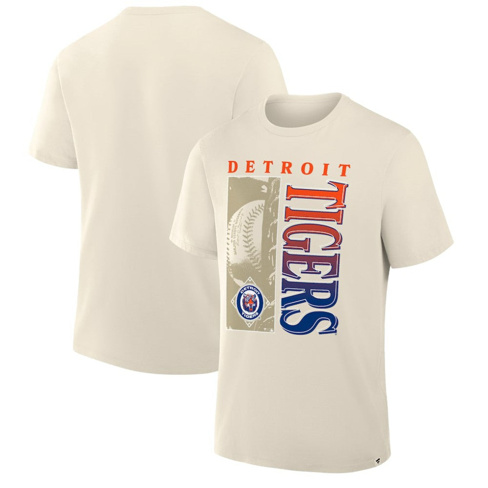 Detroit Tigers Fanatics Legacy T-Shirt - Cream - Fanatics Discount