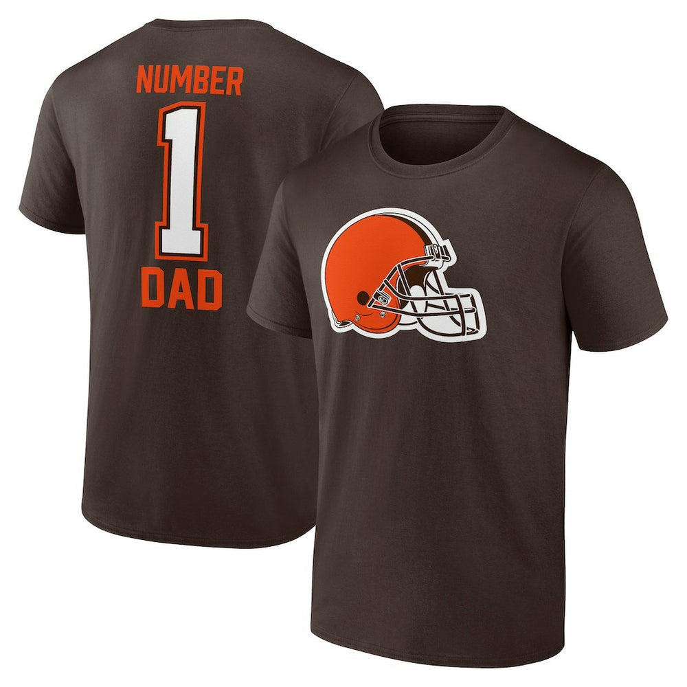 Fanatics Cleveland Browns Father's Day T-Shirt Brown
