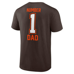 Fanatics Cleveland Browns Father's Day T-Shirt Brown