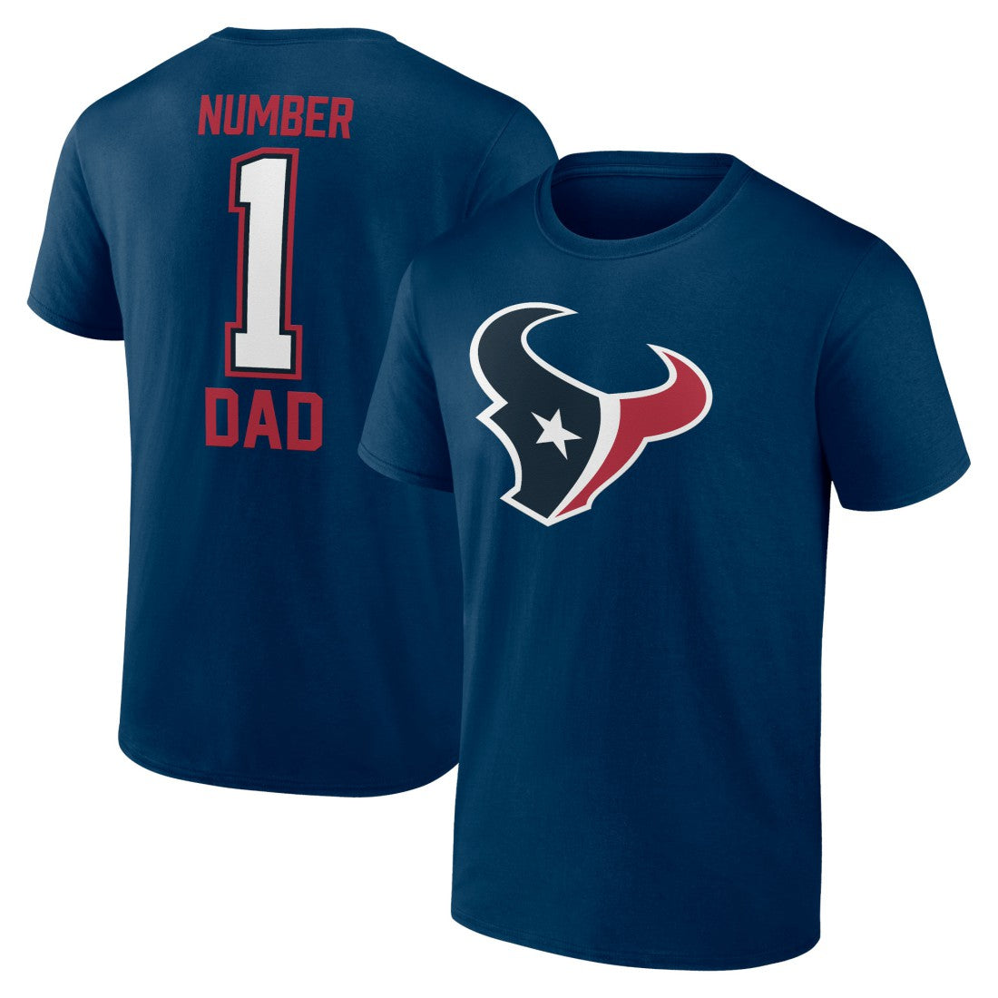 Fanatics Houston Texans Father's Day T-Shirt Navy