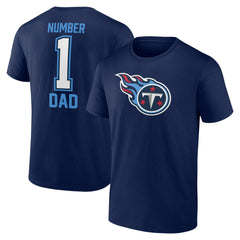 Fanatics Tennessee Titans Father's Day T-Shirt Navy