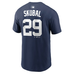 Tarik Skubal Detroit Tigers Nike Home Name & Number T-Shirt - Navy - Nike Lifestyle