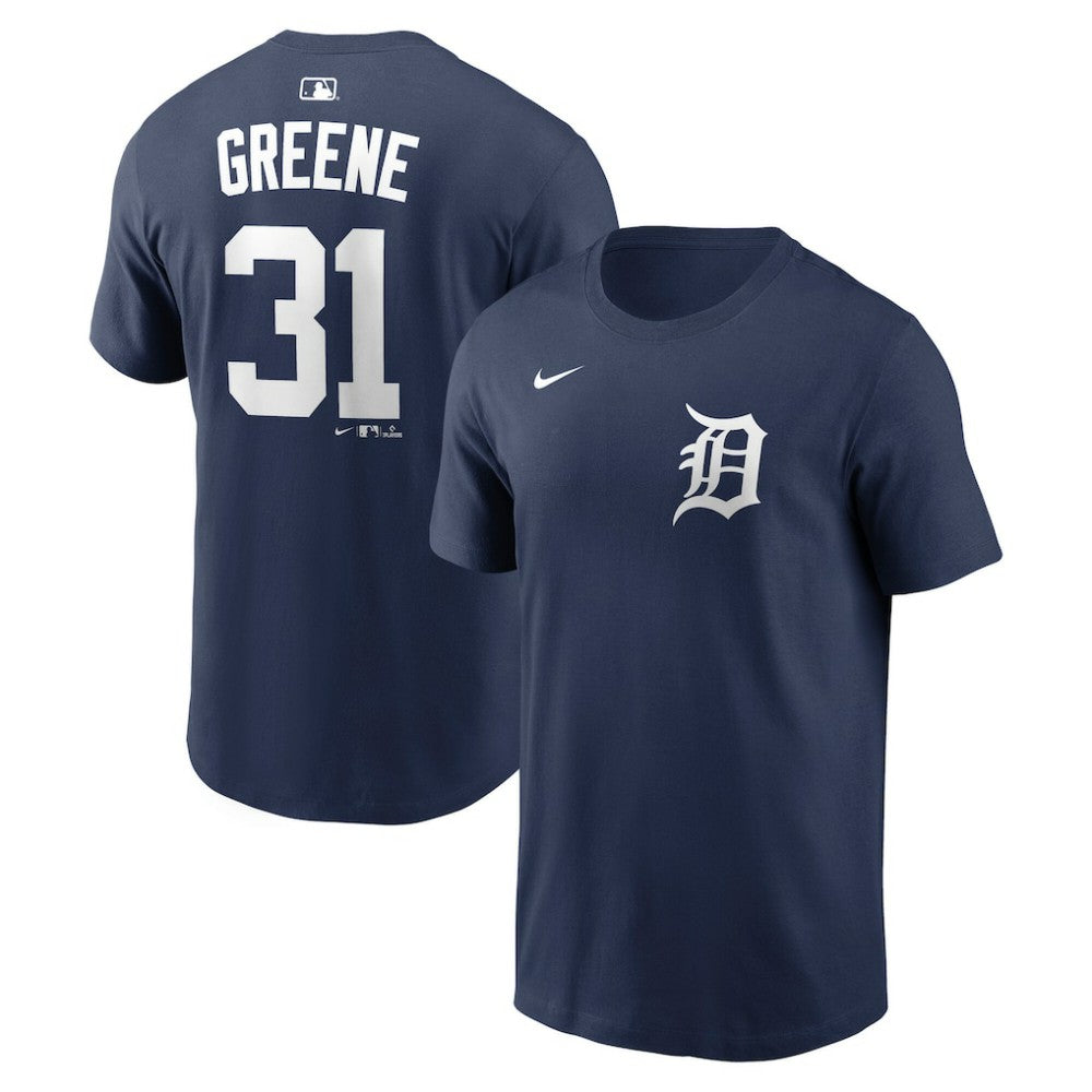 Riley Greene Detroit Tigers Nike Home Name & Number T-Shirt - Navy - Nike Sale