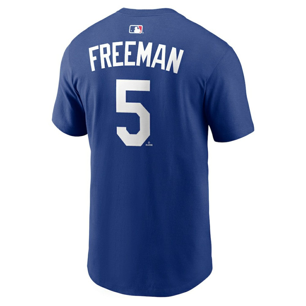 Freddie Freeman Los Angeles Dodgers Nike Home Name & Number T-Shirt - Royal - Nike on Sale