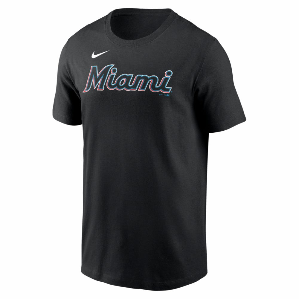 Sandy Alcantara Miami Marlins Nike Home Name & Number T-Shirt - Black - Nike Online
